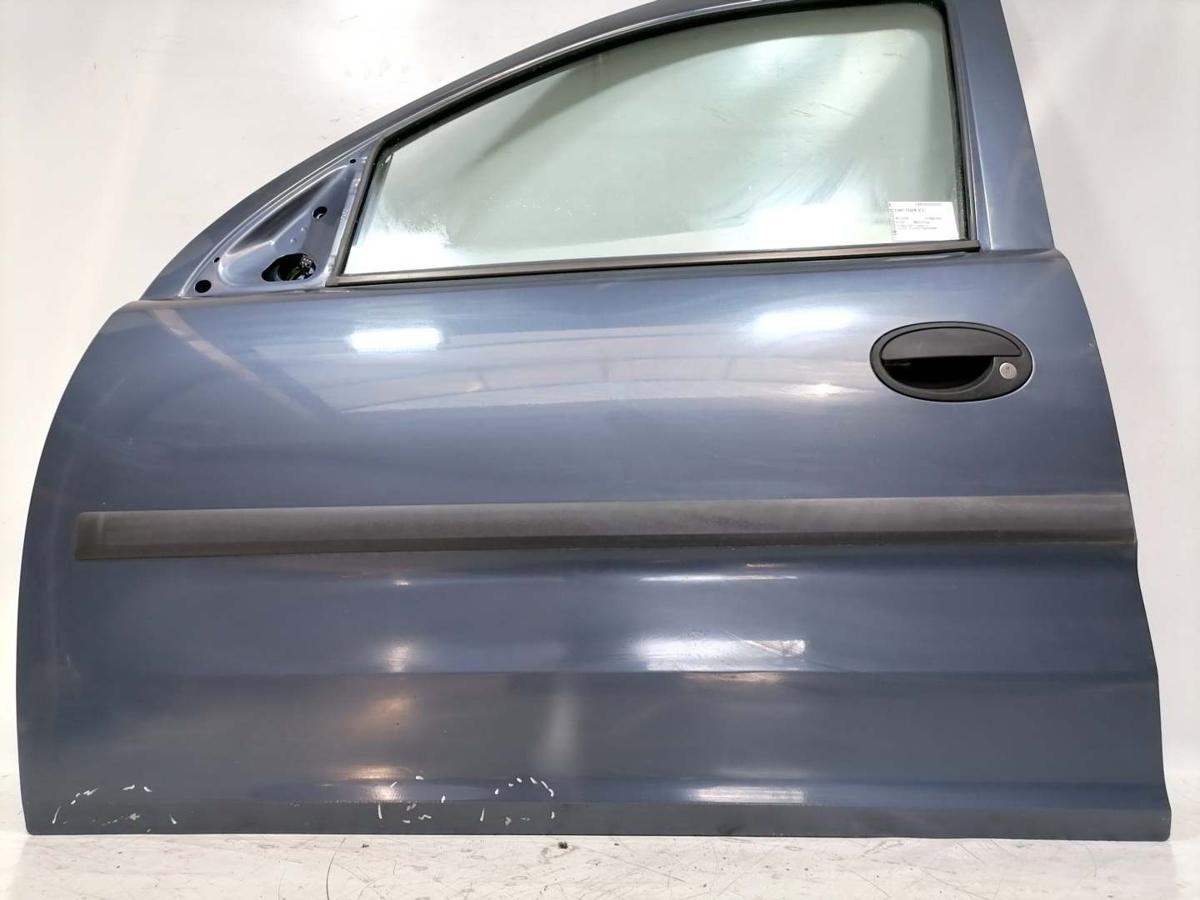 Opel Combo C original T&uuml;r vorn links Z168 Metroblau Rohbau BJ06